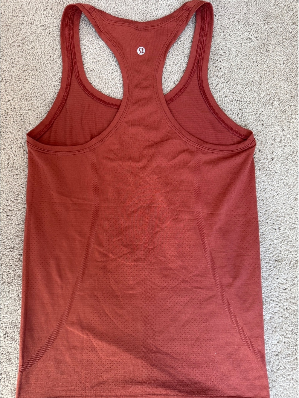 Lululemon Rust Racerback Athletic Tank - Picture 3 of 4